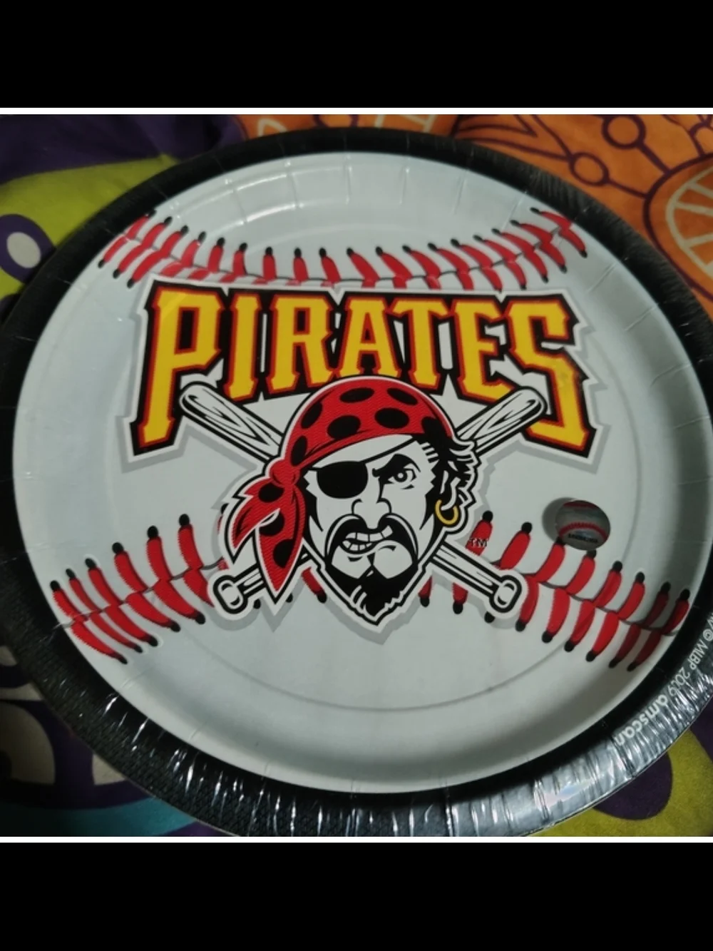 🟡🔥Amscan PIRATES,& MILWAUKEE BREWERS Disposable Paper Plates / 2 for $13